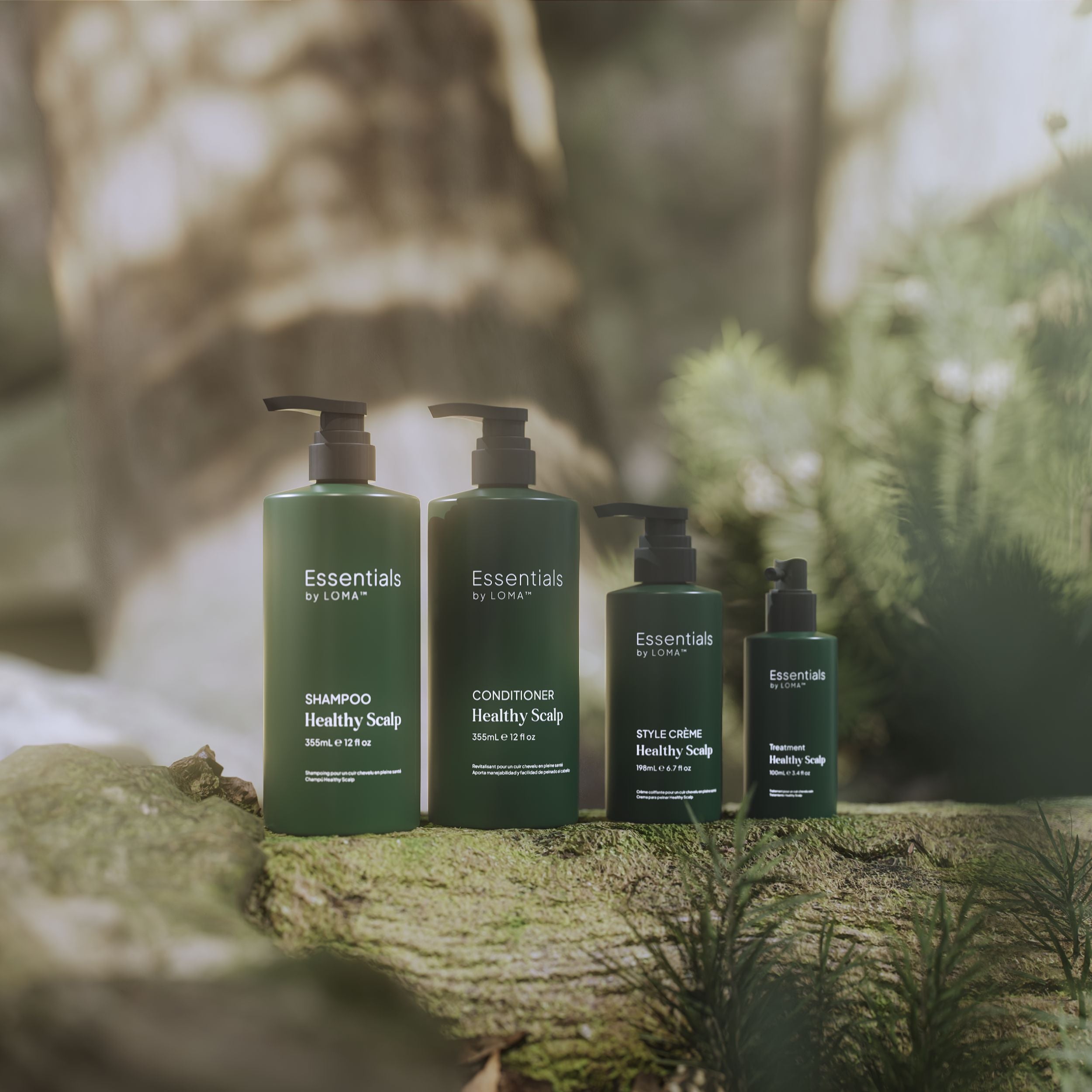 Healthy Scalp 1oz Trio Sample Pack – Essentials by LOMA